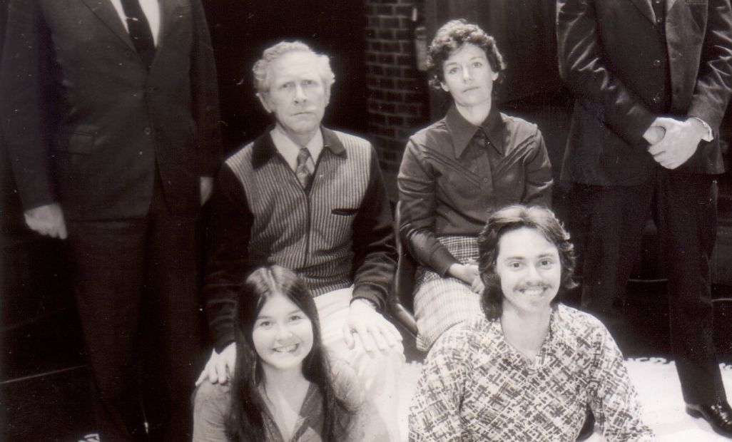 The Trouble With Gillian cast. Back row: Andrew Peate, John Spooner, June Lynch, Tom Solly. Front Row: Monica Gilfedder, Mark Doherty.