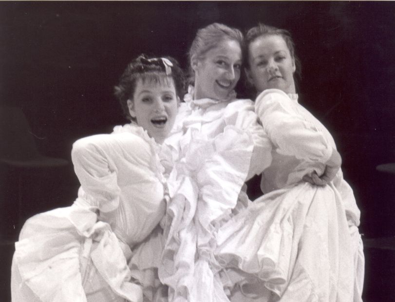 Christen O'Leary, Sharonlee Martin, Sue Dwyer,1989.