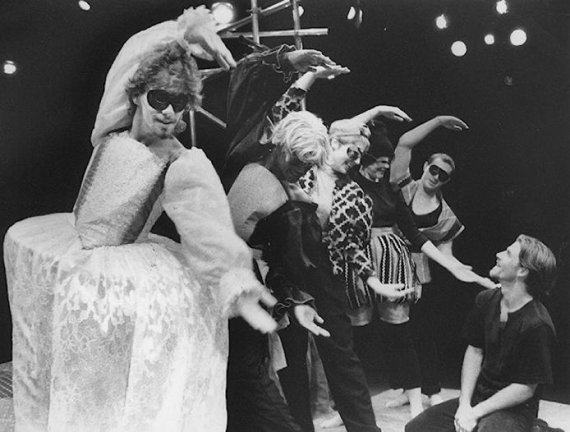 Hamlet with Andrew Buchanan (seated) and Players, directed by Sue Rider, 1995.