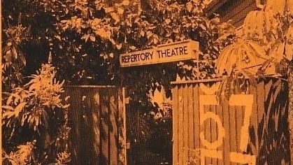 The Entrance to Brisbane Repertory's La Boîte Theatre in the converted cottage at 57 Hale Street, Milton.