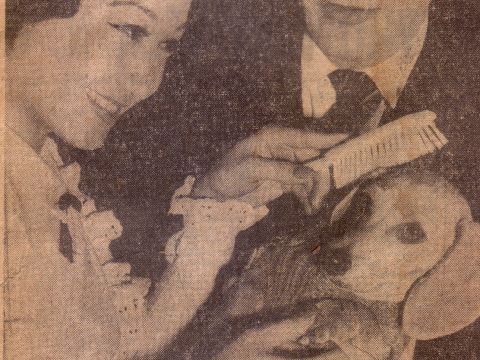 Tjoei Ong &  Burnett Carlisle in The Courier Mail, circa 31 July 1962.