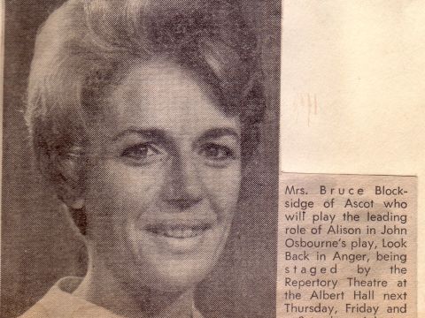 Jennifer Blocksidge in 1967