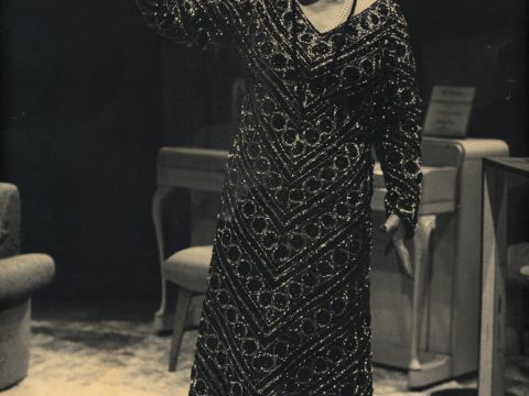 Babete Stephens in The Anniversary , her final role for La Boite in 1973.