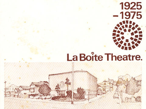 1975 was La Boite's 50th anniversary and International Women's Year. This celebratory image was used throughout the year.