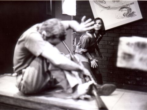 Stephen Preston and Christine Hoepper in The Runaway Man, 1981.