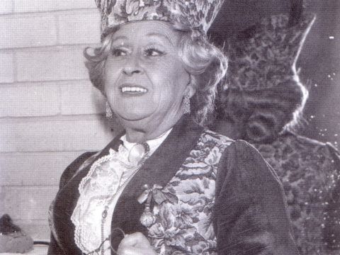 Babette's QTC debut as Lady Bracknell in The Importance of Being Earnest, 1975.