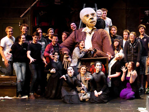 Cast, crew and creatives of The Harbinger, 2012.