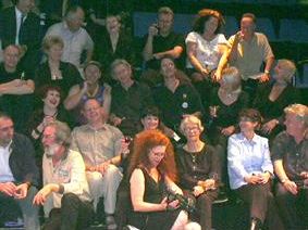 Actors and past directors at the Final Bow, 2003.