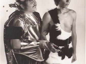 Randall Berger as Zeus and Harry Scott as Clementus, a humble shepherd.