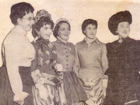 Prominent Rep actresses Betty Ross, Beverley Bates, Gwen Wheeler, Barbara Wheelton & Babette Stephens.