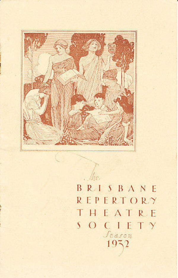 1932 - 1934 program cover