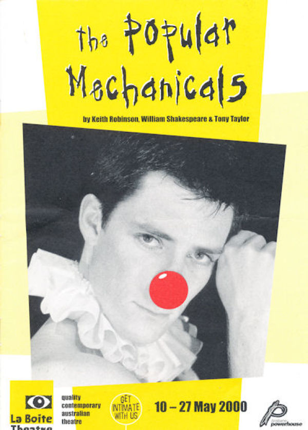 Andrew Buchanan in The Popular Mechanicals, 2000. Image by Grant Heaton.