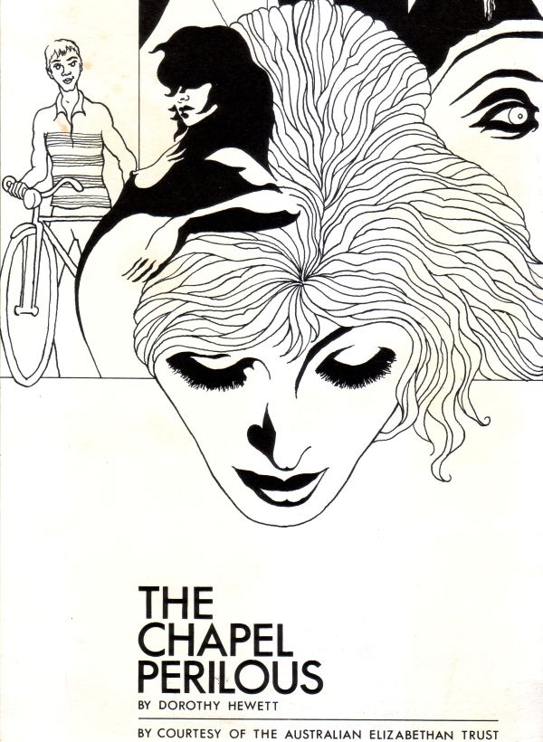 Program cover for The Chapel Perilous by Dorothy Hewett directed by Jane Atkins, 1972.