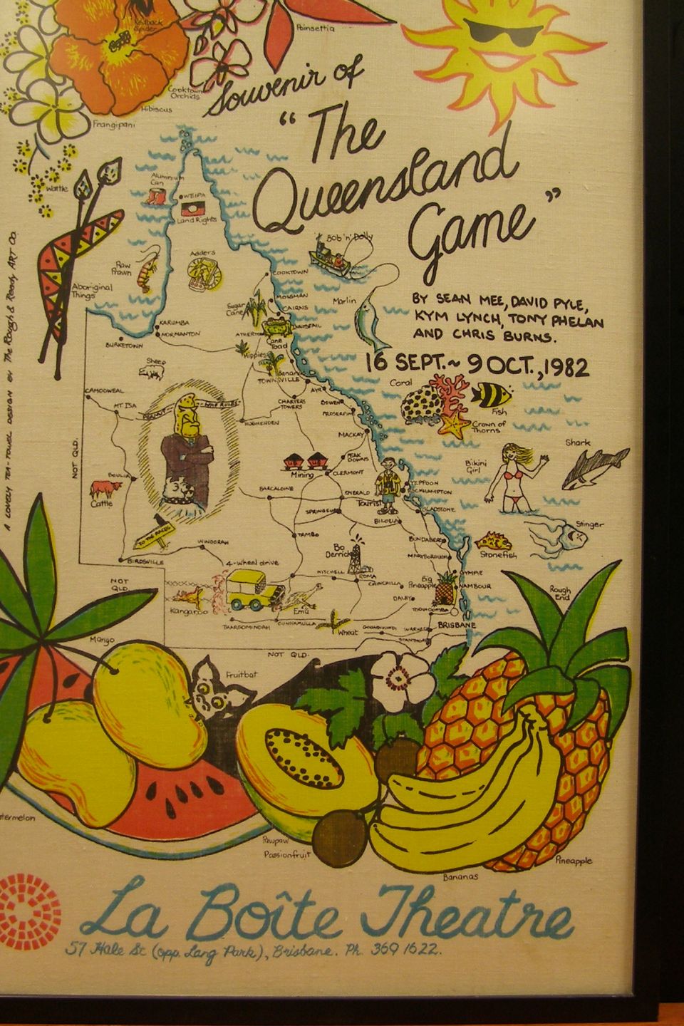 The Queensland Game poster, 1982.