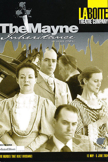 The Mayne Inheritance by Errol O'Neill directed by Sean Mee with L to R: Sue Dwyer, Stephen Carlton, Michael Futcher & Elise Greig. Image by Justine Walpole.